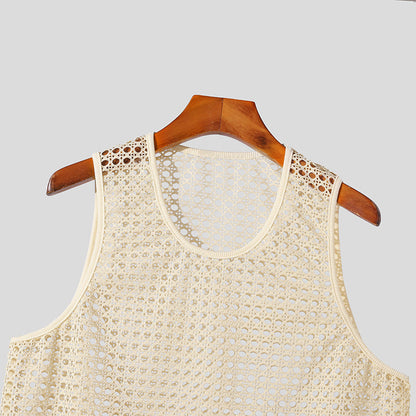 Hollow Fitness Sports Sleeveless T-shirt