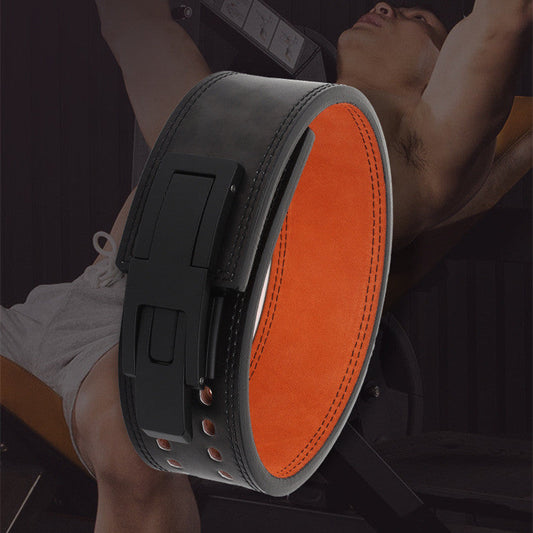 Ceinture de protection en cuir pour musculation, support lombaire pour Fitness Bench Press.